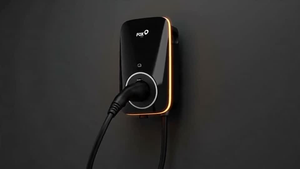 Wallbox zum Laden des Elektroautos mit Solarstrom